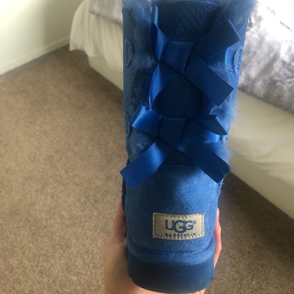 Blue UGG boots size 7